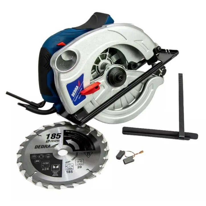 Elektrinis diskinis pjūklas Dedra DED7925, 1500W 185mm 1 Elektrinis diskinis pjūklas Dedra DED7925, 1500W 185mm 1