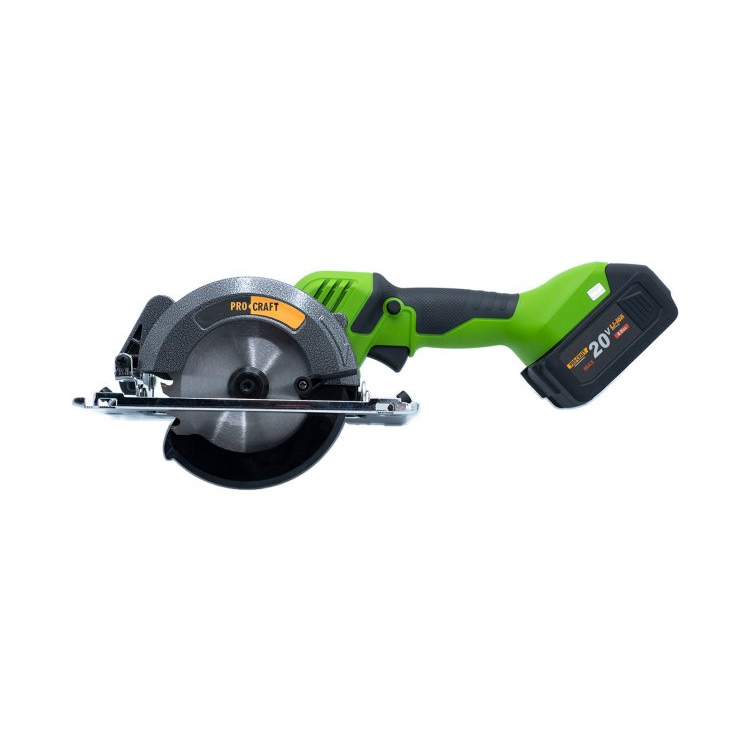 Akumuliatorinis diskinis pjūklas ProCraft PCA18, 20 V, 120 mm (be akum. ir krov.) 4 Akumuliatorinis diskinis pjūklas ProCraft PCA18, 20 V, 120 mm (be akum. ir krov.) 4