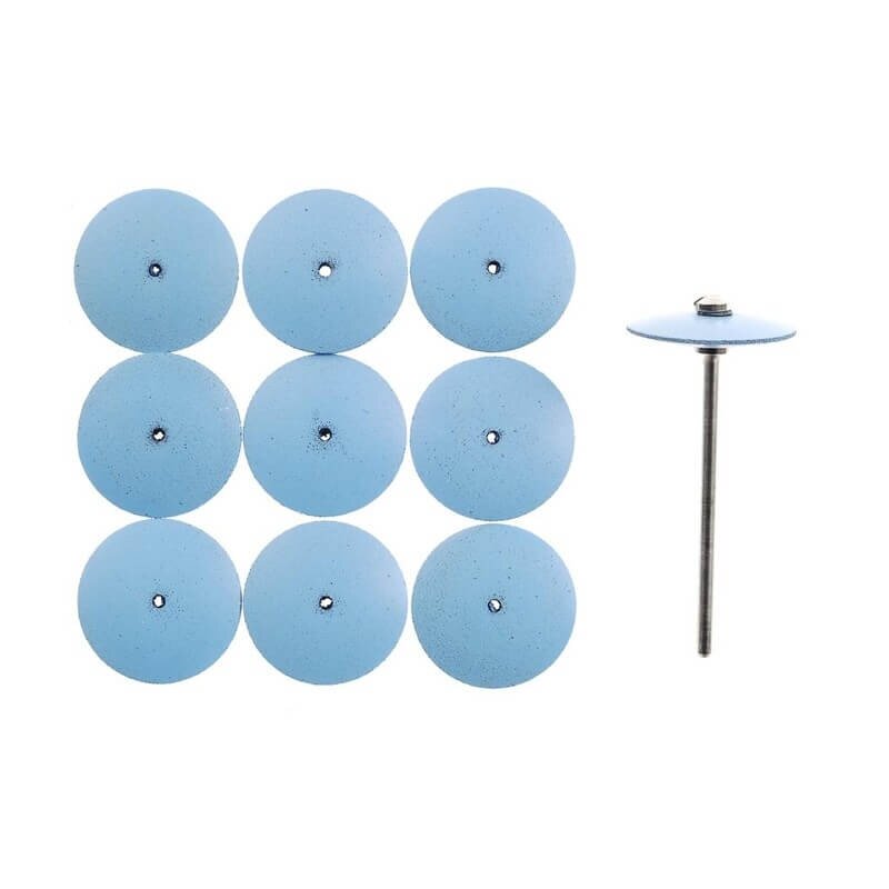 Elastiniai gaubti poliravimo diskeliai Ø22mm (10vnt.) PROXXON Elastiniai gaubti poliravimo diskeliai Ø22mm (10vnt.) PROXXON