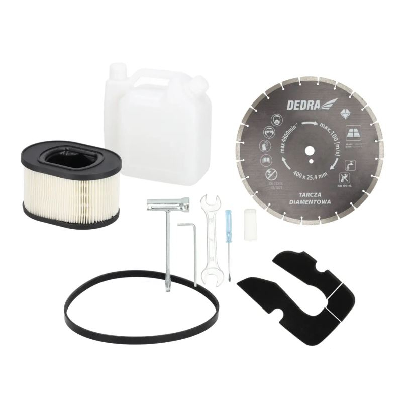 Benzininis pjūklas betonui ir plienui Dedra DED8837, 4.8 kW, 400 mm 2