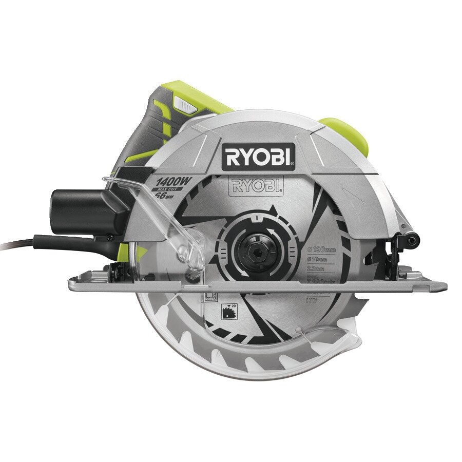 Elektrinis diskinis pjūklas Ryobi RCS1400-G, 1400W, 190mm 1 Elektrinis diskinis pjūklas Ryobi RCS1400-G, 1400W, 190mm 1