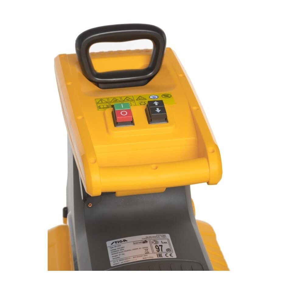 Elektrinis šakų trupintuvas - Stiga Bio Silent 2500 1 Elektrinis šakų trupintuvas - Stiga Bio Silent 2500 1