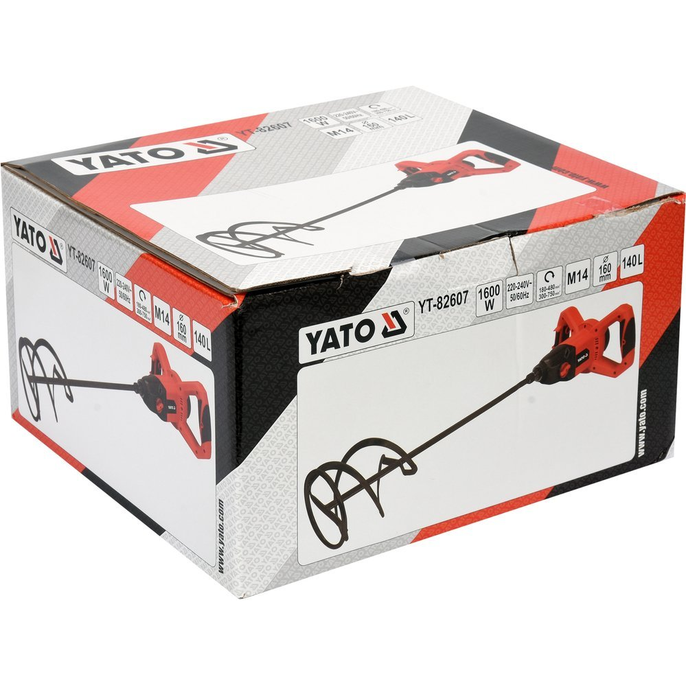 Elektrinė maišyklė Yato, 1600 W, 2 greičiai 1 Elektrinė maišyklė Yato, 1600 W, 2 greičiai 1