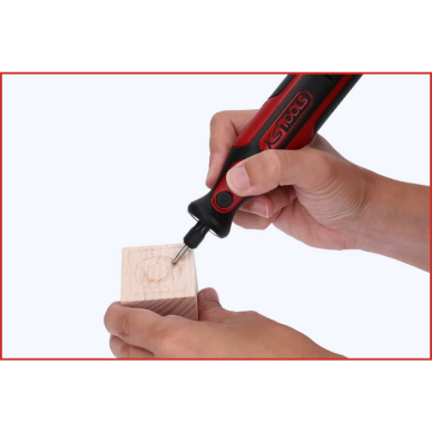 eMonster rechargable grinder set, 50 pcs, KS Tools 3