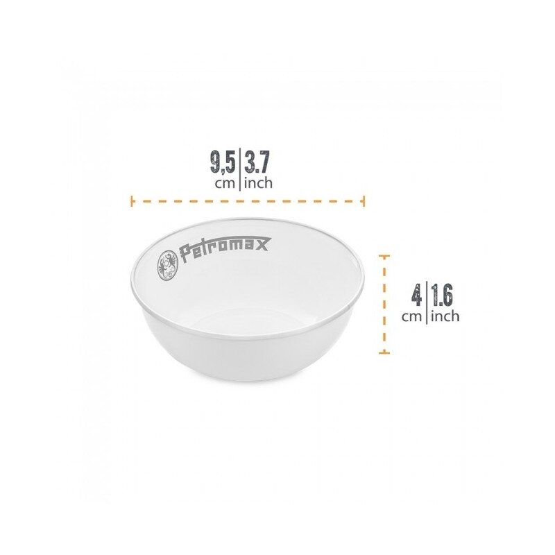 Emaliuoti dubenėliai Petromax balti 160ml 2vnt. 1