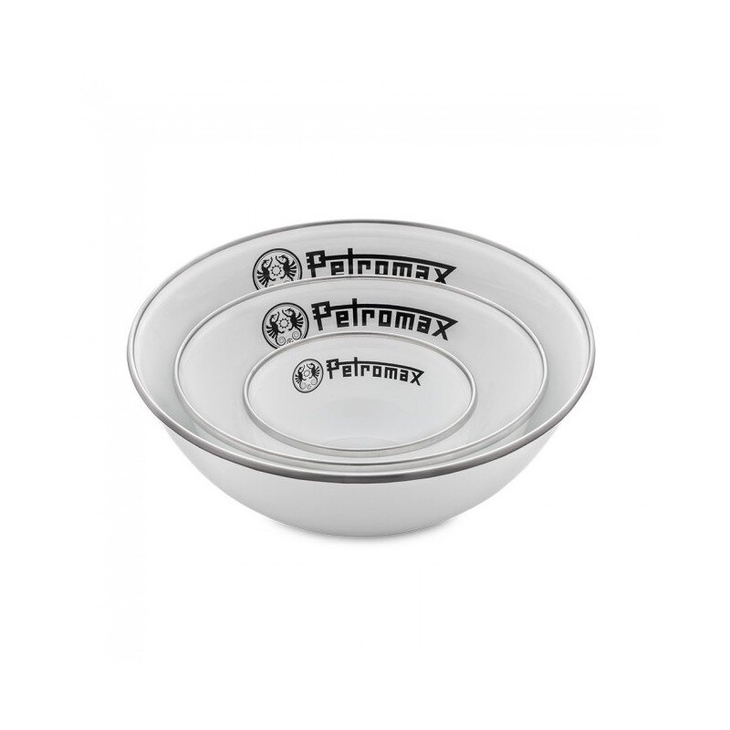 Emaliuoti dubenėliai Petromax balti 160ml 2vnt. 2 Emaliuoti dubenėliai Petromax balti 160ml 2vnt. 2