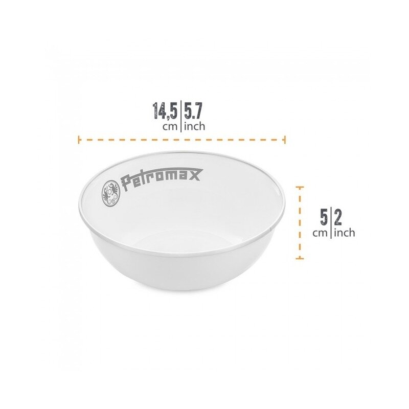 Emaliuoti dubenėliai Petromax balti 500ml 2vnt. 1 Emaliuoti dubenėliai Petromax balti 500ml 2vnt. 1