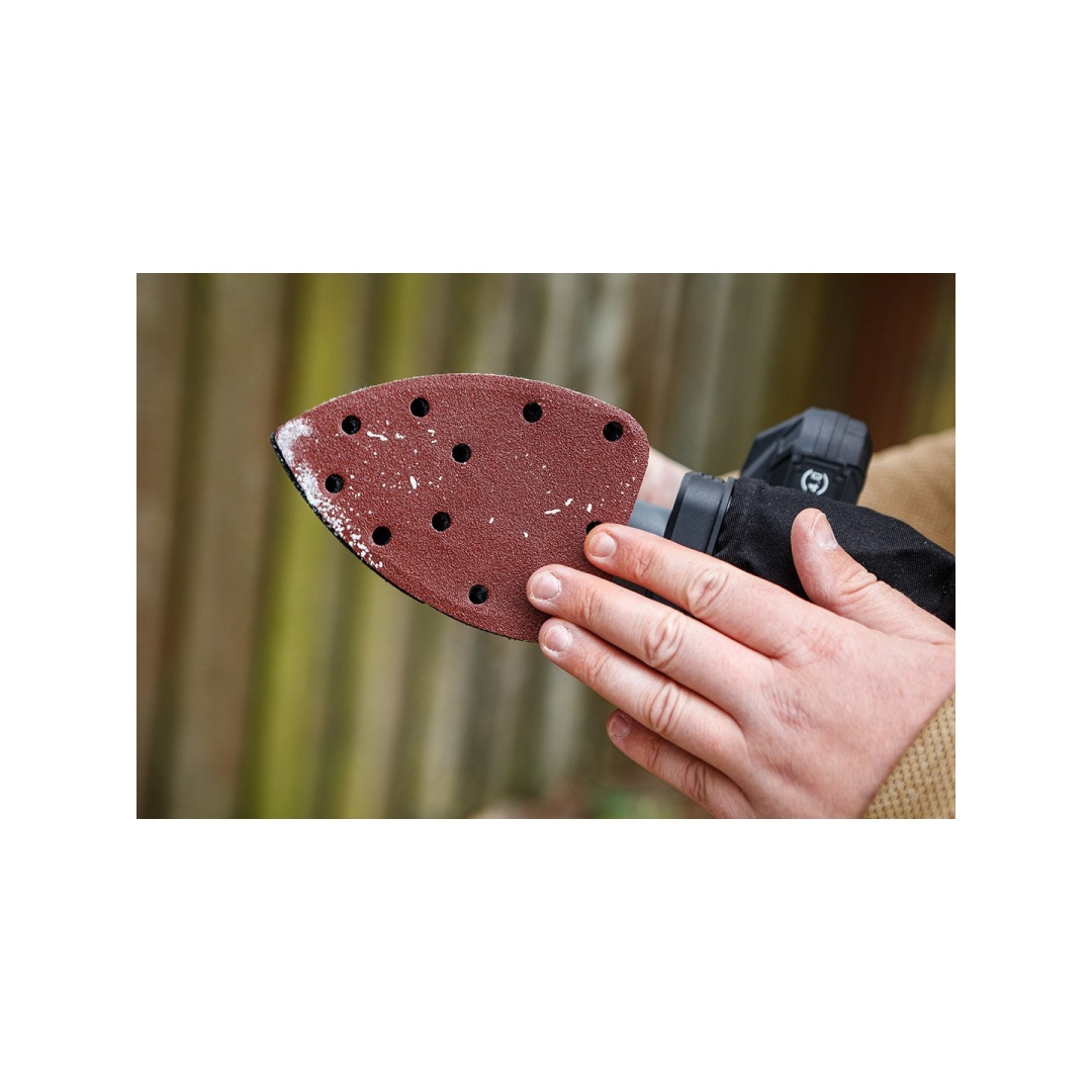 Akum. ekscentrinis šlifuoklis DELTA 58GE141 Energy+ 18 V (be akum. ir krov.) 4 Akum. ekscentrinis šlifuoklis DELTA 58GE141 Energy+ 18 V (be akum. ir krov.) 4