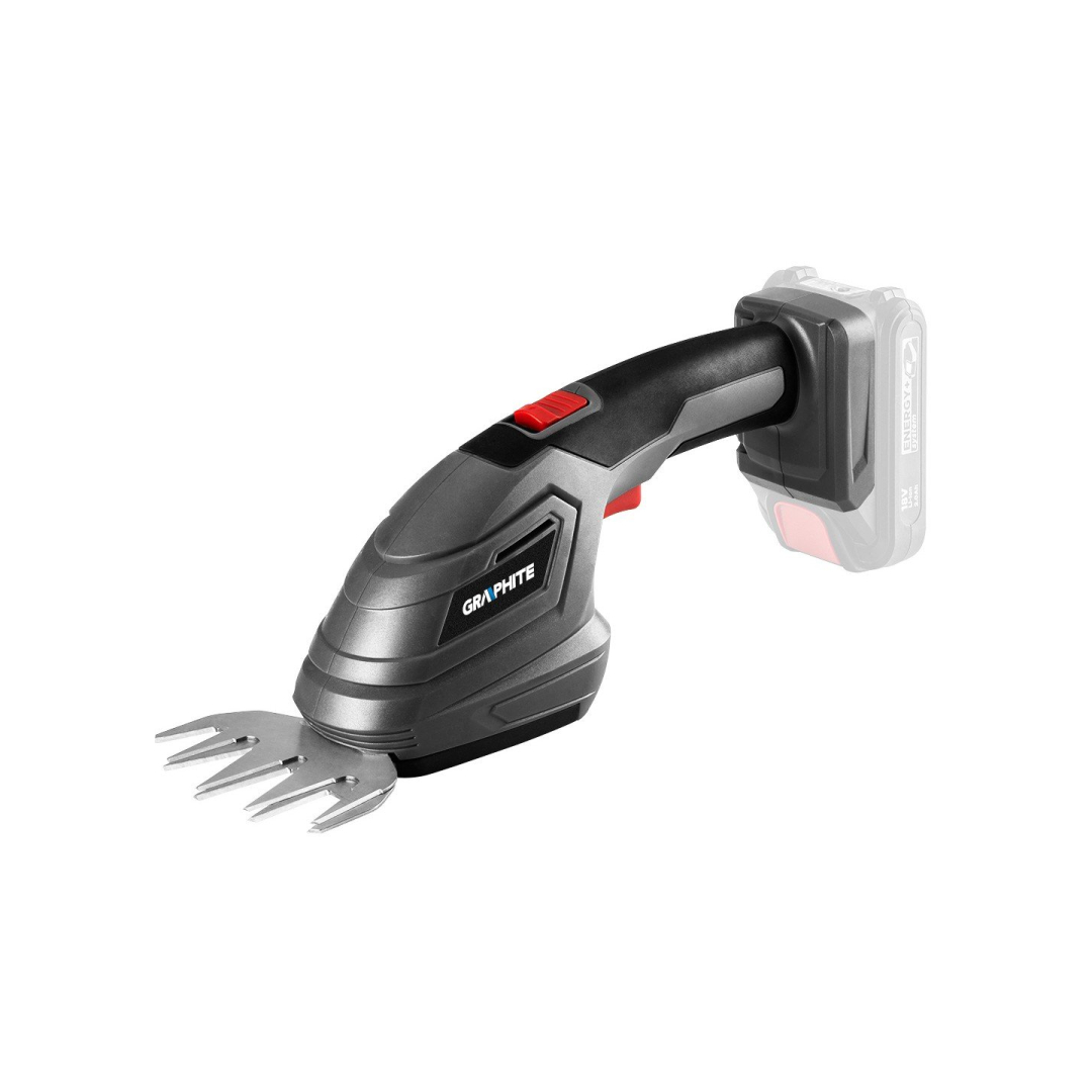 Akumuliatorinės žolės žirklės GRAPHITE Energy+ 18V "3-in-1" (be akum. ir krov.) Akumuliatorinės žolės žirklės GRAPHITE Energy+ 18V "3-in-1" (be akum. ir krov.)