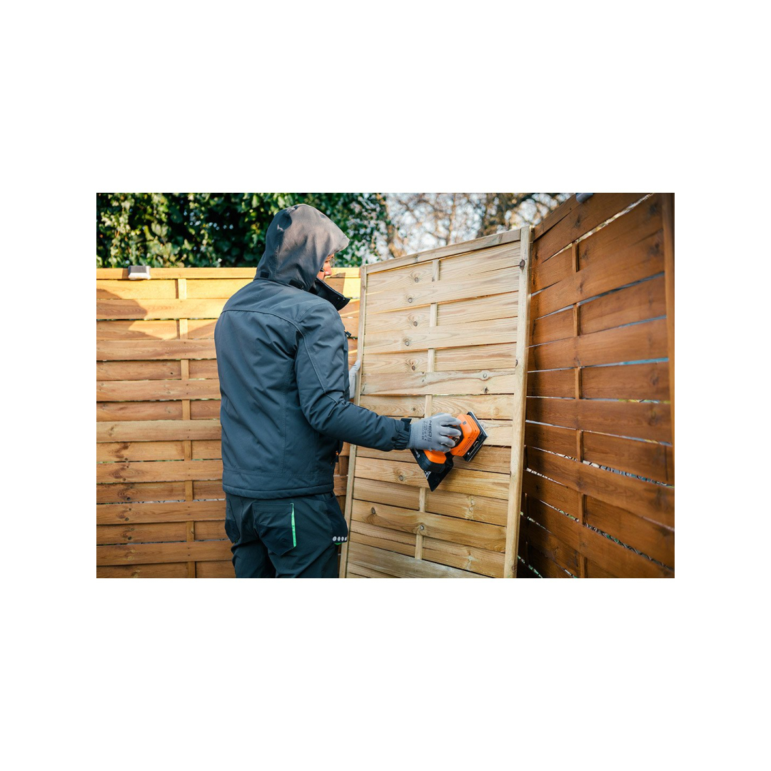 Akum. orbitinis šlifuoklis NEO 04-623, 18V 3in1 (be akum. ir krov.) 2