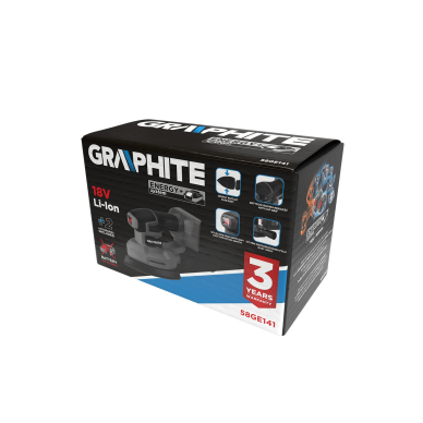 Akum. ekscentrinis šlifuoklis DELTA 58GE141 Energy+ 18 V (be akum. ir krov.) 1 Akum. ekscentrinis šlifuoklis DELTA 58GE141 Energy+ 18 V (be akum. ir krov.) 1