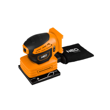 Akum. orbitinis šlifuoklis NEO 04-623, 18V 3in1 (be akum. ir krov.) 8 Akum. orbitinis šlifuoklis NEO 04-623, 18V 3in1 (be akum. ir krov.) 8