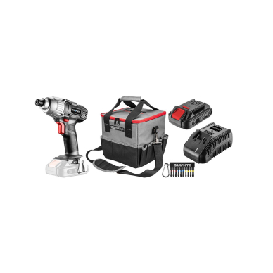 Akumuliatorinis suktuvas GRAPHITE 58G012-S15, 18V, 2.0Ah 1