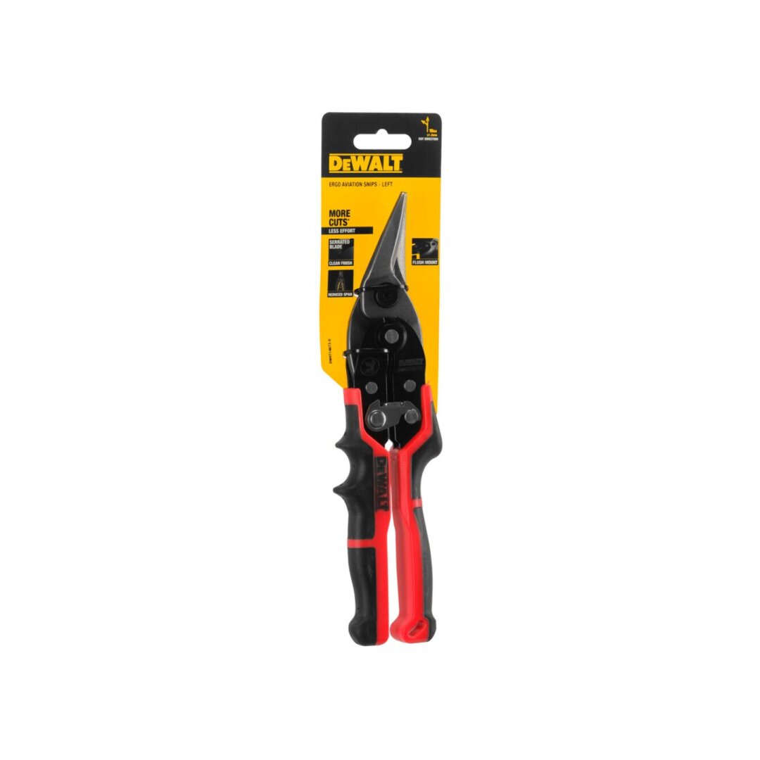 ERGO AVIATION žirklės kairės pjovimo, DeWalt DWHT14673-0 4