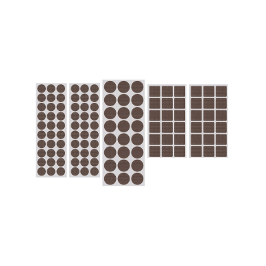 EVA lipnios putplasčio pagalvėlės, rudos, 120 vnt. EVA lipnios putplasčio pagalvėlės, rudos, 120 vnt.