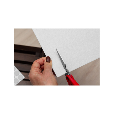 EVA lipnus veltinio ir putplasčio pagalvėlės, baltos, 125 vnt. 5 EVA lipnus veltinio ir putplasčio pagalvėlės, baltos, 125 vnt. 5