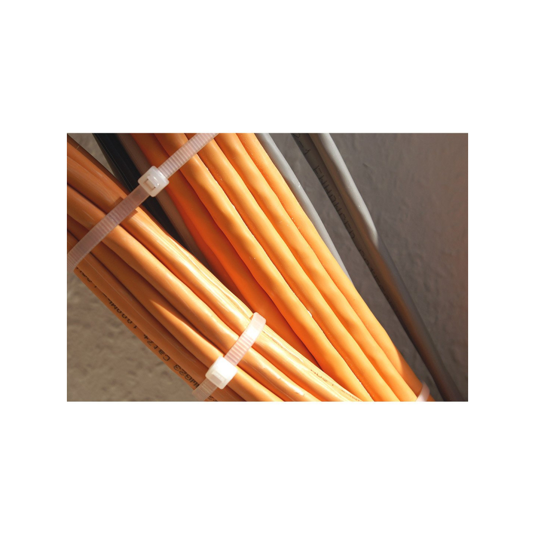 EXTREME plastikiniai užveržimo - tvirtinimo dirželiai 2,5 × 200 mm, balti, 20 vnt. 1 EXTREME plastikiniai užveržimo - tvirtinimo dirželiai 2,5 × 200 mm, balti, 20 vnt. 1