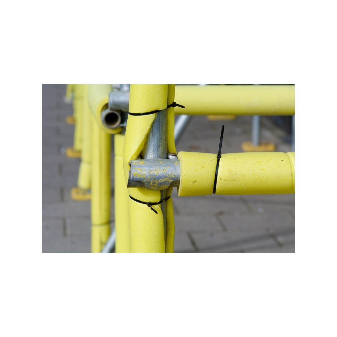 EXTREME plastikiniai užveržimo - tvirtinimo dirželiai 2,5 × 200 mm, juodi, 20 vnt. 2