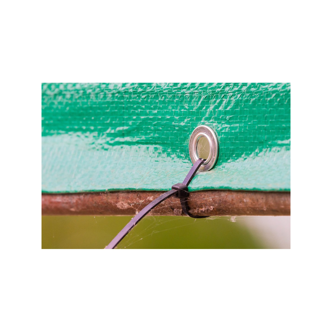 EXTREME plastikiniai užveržimo - tvirtinimo dirželiai 3,6 × 150 mm, juodi, 100 vnt. 3