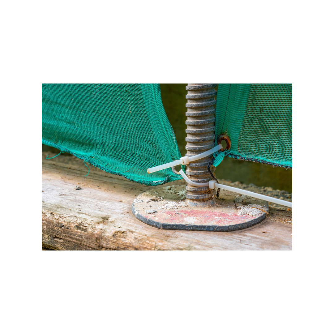 EXTREME plastikiniai užveržimo - tvirtinimo dirželiai 3,6 × 200 mm, balti, 20 vnt. 2