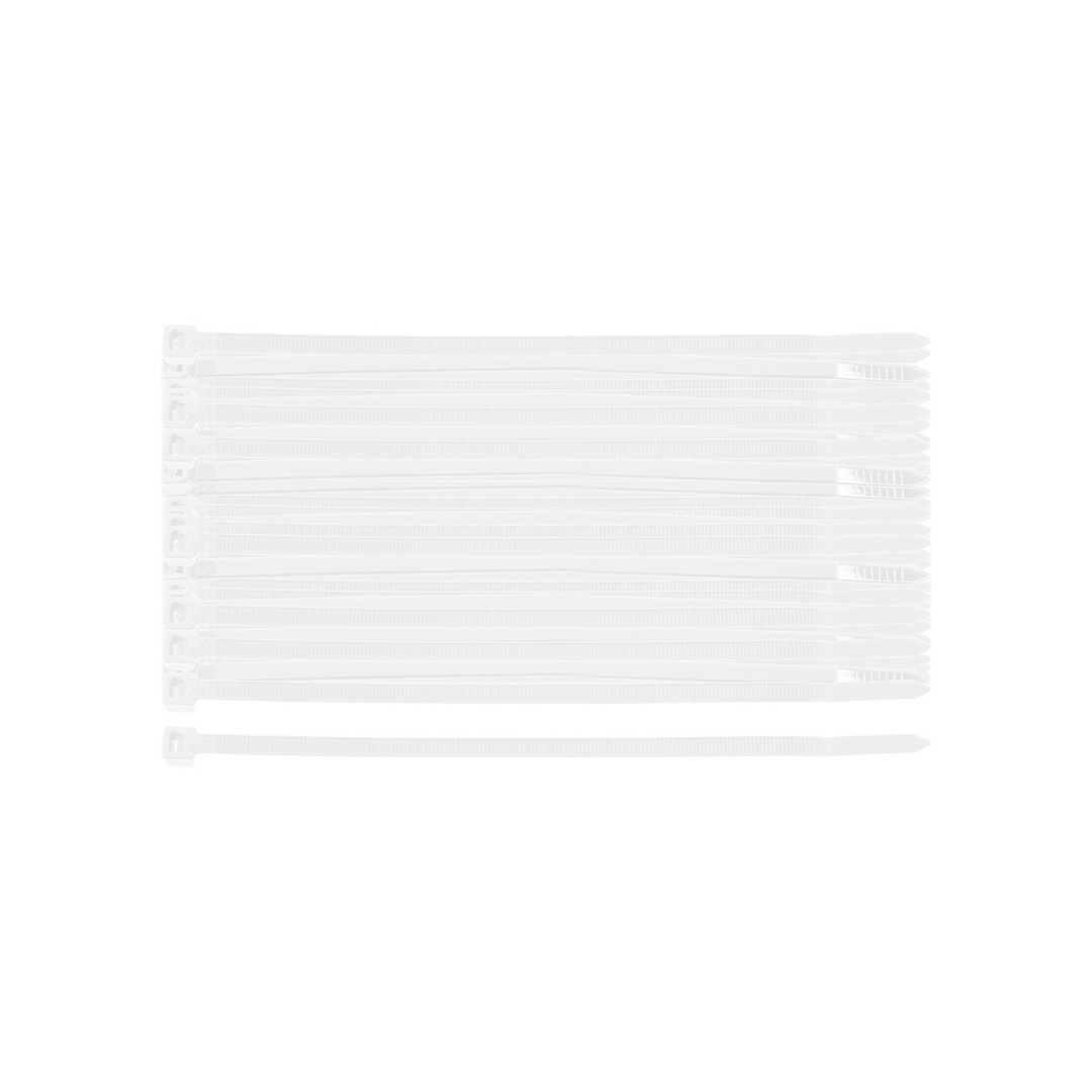 EXTREME plastikiniai užveržimo - tvirtinimo dirželiai 4,8 × 150 mm, balti, 100 vnt. EXTREME plastikiniai užveržimo - tvirtinimo dirželiai 4,8 × 150 mm, balti, 100 vnt.