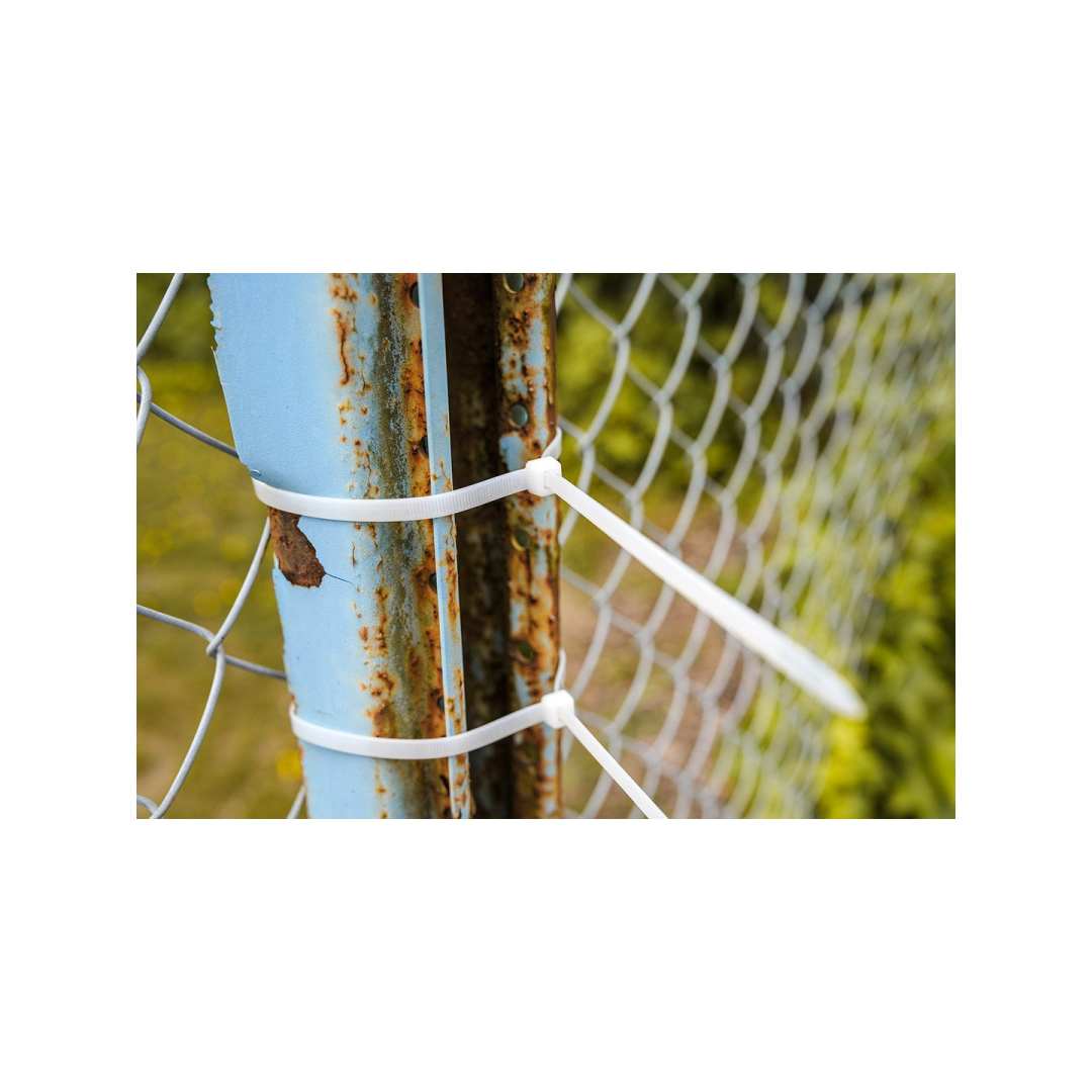 EXTREME plastikiniai užveržimo - tvirtinimo dirželiai 7,6 × 400 mm, balti, 50 vnt. 3 EXTREME plastikiniai užveržimo - tvirtinimo dirželiai 7,6 × 400 mm, balti, 50 vnt. 3