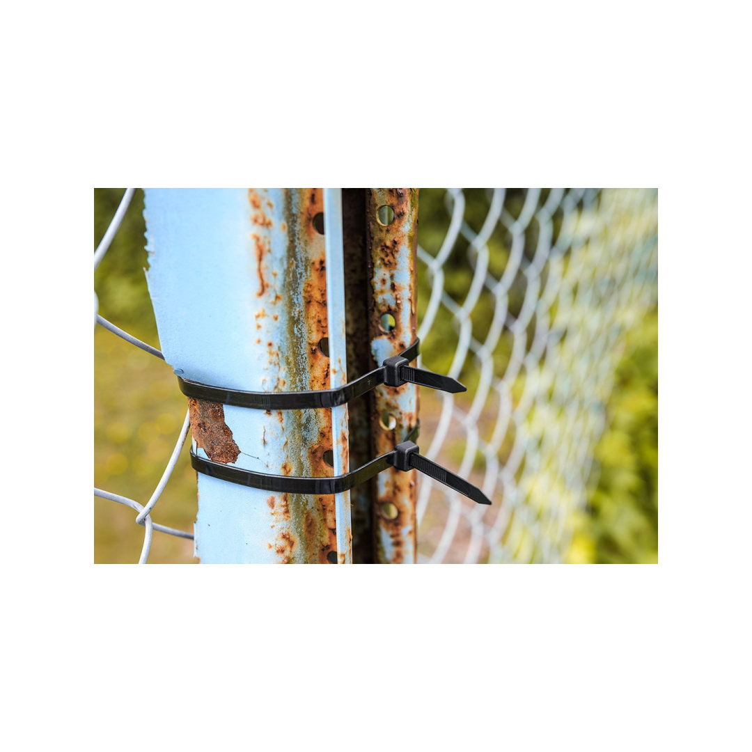 EXTREME užtraukimo dirželiai 7,6 × 300 mm, juodi, 50 vnt. 3 EXTREME užtraukimo dirželiai 7,6 × 300 mm, juodi, 50 vnt. 3