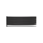 EXTREME plastikiniai užveržimo - tvirtinimo dirželiai 2,5 × 100 mm, juodi, 100 vnt.