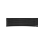 EXTREME plastikiniai užveržimo - tvirtinimo dirželiai 4,8 × 370 mm, juodi, 50 vnt.