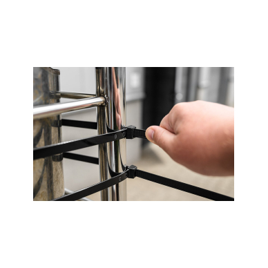 EXTREME plastikiniai užveržimo - tvirtinimo dirželiai 12,0 × 700 mm, juodi, 50 vnt. 3 EXTREME plastikiniai užveržimo - tvirtinimo dirželiai 12,0 × 700 mm, juodi, 50 vnt. 3