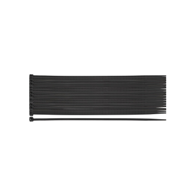 EXTREME plastikiniai užveržimo - tvirtinimo dirželiai 2,5 × 150 mm, juodi, 100 vnt.