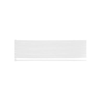 EXTREME plastikiniai užveržimo - tvirtinimo dirželiai 2,5 × 200 mm, balti, 100 vnt.