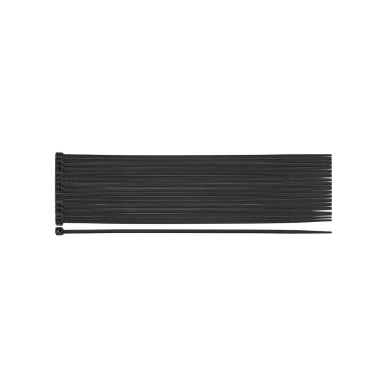 EXTREME plastikiniai užveržimo - tvirtinimo dirželiai 2,5 × 200 mm, juodi, 100 vnt.