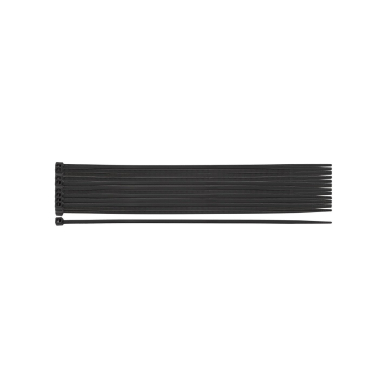 EXTREME plastikiniai užveržimo - tvirtinimo dirželiai 2,5 × 200 mm, juodi, 20 vnt.