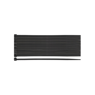 EXTREME plastikiniai užveržimo - tvirtinimo dirželiai 2,5 × 80 mm, juodi, 100 vnt.
