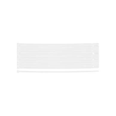 EXTREME plastikiniai užveržimo - tvirtinimo dirželiai 4,8 × 200 mm, balti, 100 vnt.