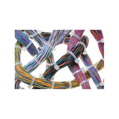 EXTREME plastikiniai užveržimo - tvirtinimo dirželiai 4,8 × 450 mm, balti, 50 vnt. 1 EXTREME plastikiniai užveržimo - tvirtinimo dirželiai 4,8 × 450 mm, balti, 50 vnt. 1