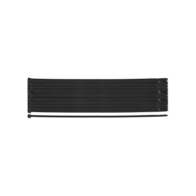 EXTREME plastikiniai užveržimo - tvirtinimo dirželiai 4,8 × 450 mm, juodi, 50 vnt.