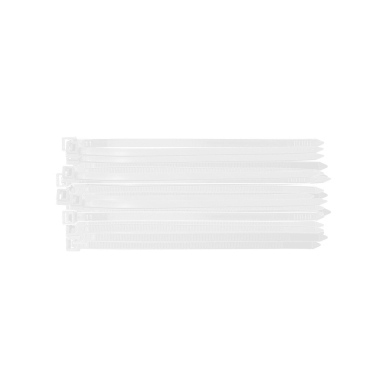 EXTREME plastikiniai užveržimo - tvirtinimo dirželiai  7,6 × 200 mm, balti, 50 vnt.
