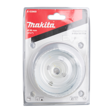 Bi-Metal gręžimo karūna Makita E-03969, EZYCHANGE, 86mm 3 Bi-Metal gręžimo karūna Makita E-03969, EZYCHANGE, 86mm 3