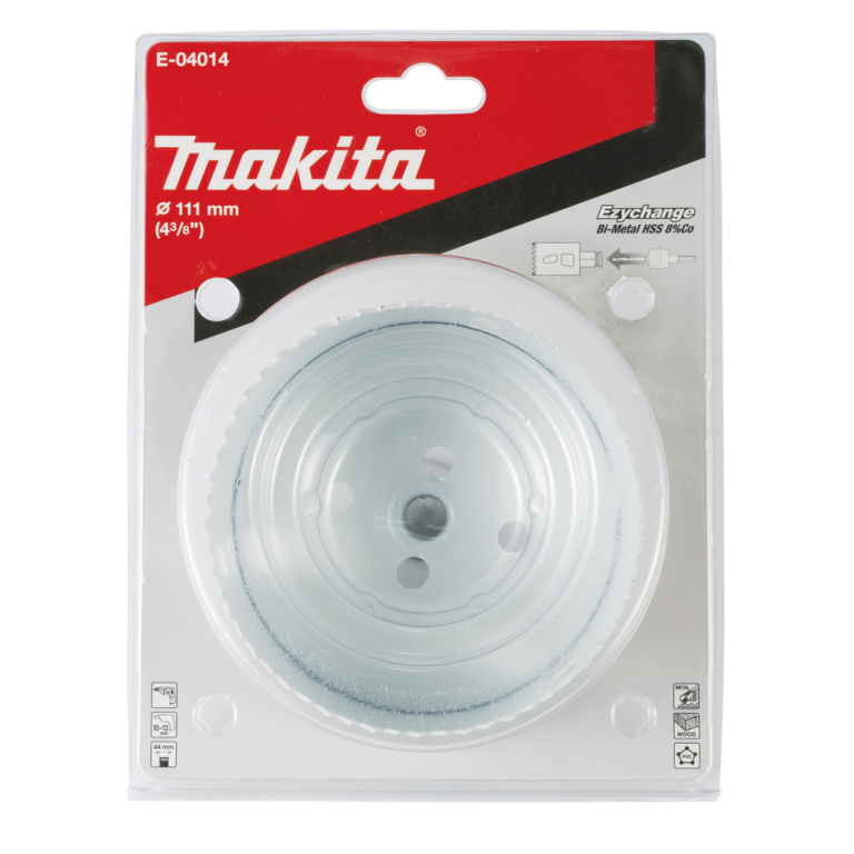 Bi-Metal gręžimo karūna Makita E-04014, EZYCHANGE, 111mm 2 Bi-Metal gręžimo karūna Makita E-04014, EZYCHANGE, 111mm 2