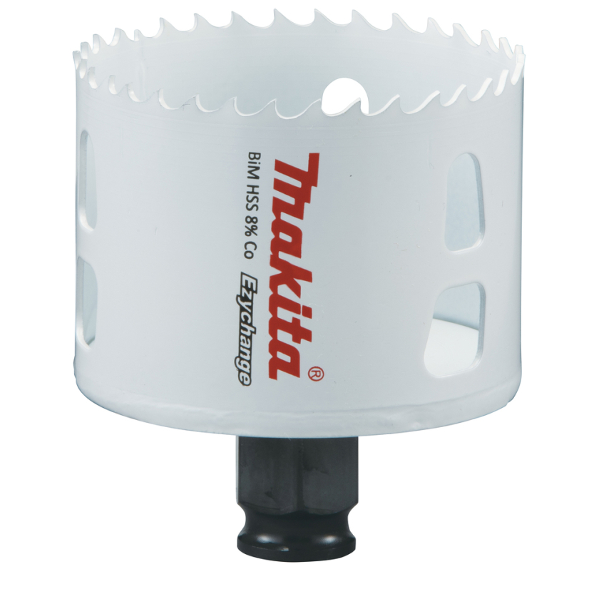 Bi-Metal gręžimo karūna Makita E-03894, EZYCHANGE, 65mm Bi-Metal gręžimo karūna Makita E-03894, EZYCHANGE, 65mm