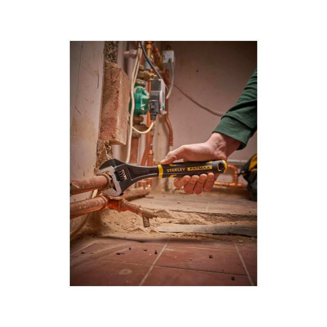 FATMAX BI-MATERIAL reguliuojamas veržliaraktis 12/300mm 1 FATMAX BI-MATERIAL reguliuojamas veržliaraktis 12/300mm 1