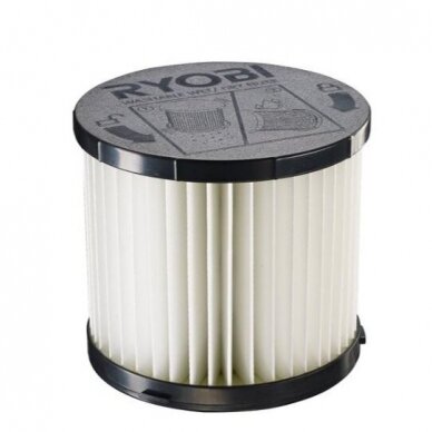 Dulkių siurblio filtras Ryobi RPVF (TINKA R18PV) 1 Dulkių siurblio filtras Ryobi RPVF (TINKA R18PV) 1