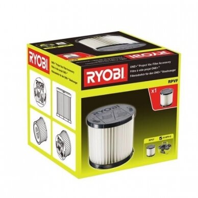 Dulkių siurblio filtras Ryobi RPVF (TINKA R18PV) Dulkių siurblio filtras Ryobi RPVF (TINKA R18PV)