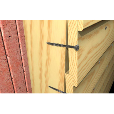 Fischer fasadinis medsraigtis FFSII-RT6 4,5x40 A2, 300 vnt. 1 Fischer fasadinis medsraigtis FFSII-RT6 4,5x40 A2, 300 vnt. 1