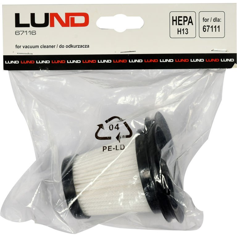 Filtras HEPA dulkių siurbliui Lund (skirta 67111) 2 Filtras HEPA dulkių siurbliui Lund (skirta 67111) 2
