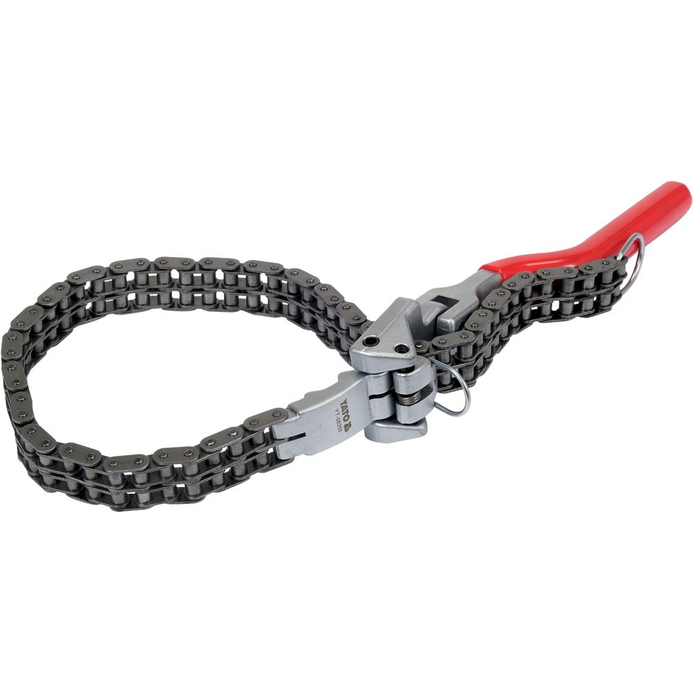 Fltro raktas dviguba grandine | šarnyrinis | Ø 60 - 160 mm (YT-08255) Fltro raktas dviguba grandine | šarnyrinis | Ø 60 - 160 mm (YT-08255)