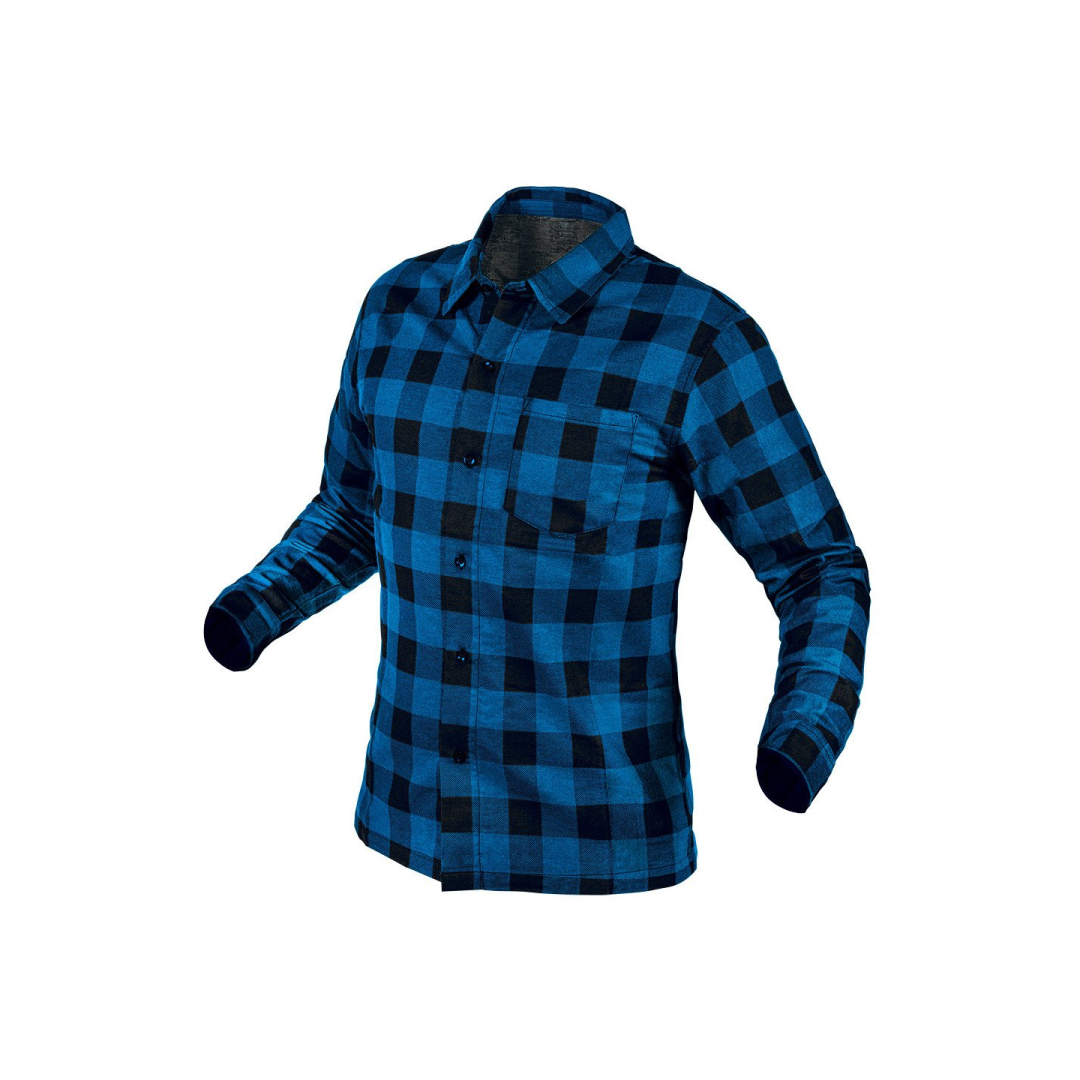 Flaneliniai marškiniai, tamsiai mėlyni, dydis XXXL Flaneliniai marškiniai, tamsiai mėlyni, dydis XXXL