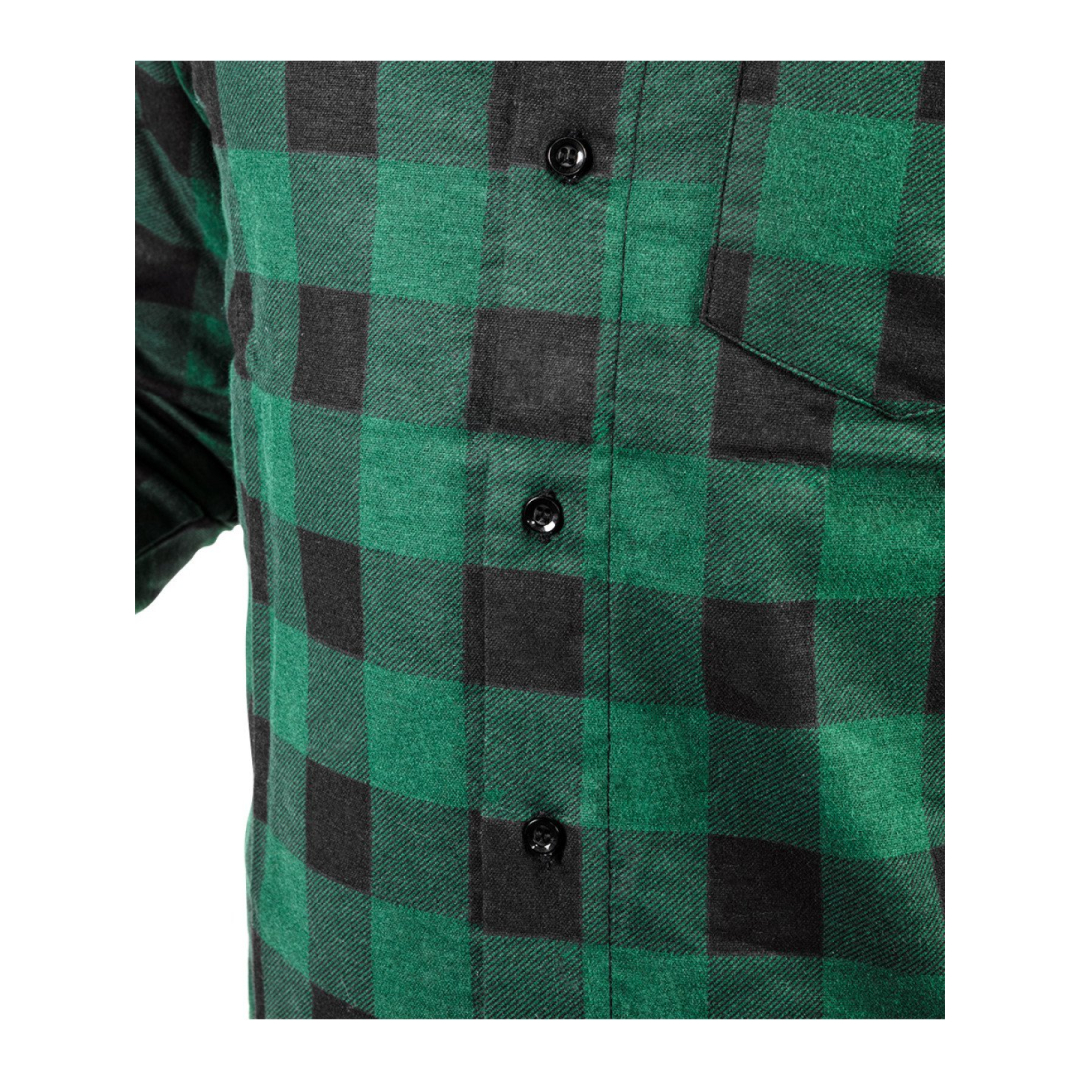 Flaneliniai marškiniai, žali, M dydis 2 Flaneliniai marškiniai, žali, M dydis 2